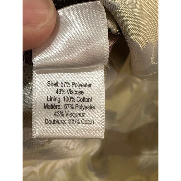 Vera Wang Lavender Label Strapless Floral Party Cocktail Dress Size 2 NWT - Picture 12 of 13